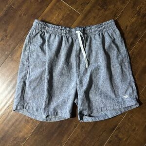 Southern Marsh Gym Shorts Swimming Mens Size Large With Pockets Performance Blue